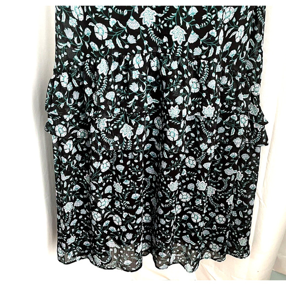 NWT Draper James Midi Dress SZ 8  Green Cottagecore Party Floral  DRW1027 - Picture 4 of 16